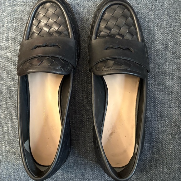 Loeffler Randall Black Woven Loafers - Picture 3 of 11